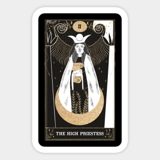 The High Priestess Tarot Card Sticker